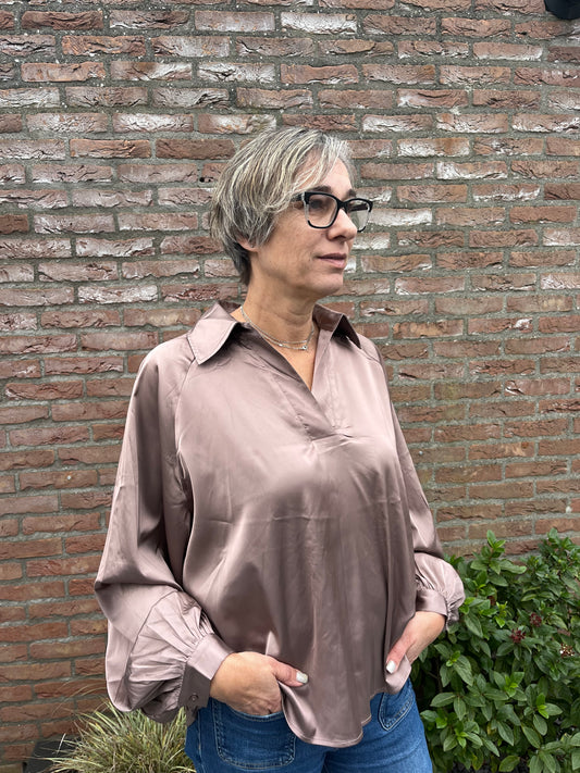 SATIJNEN BLOUSE